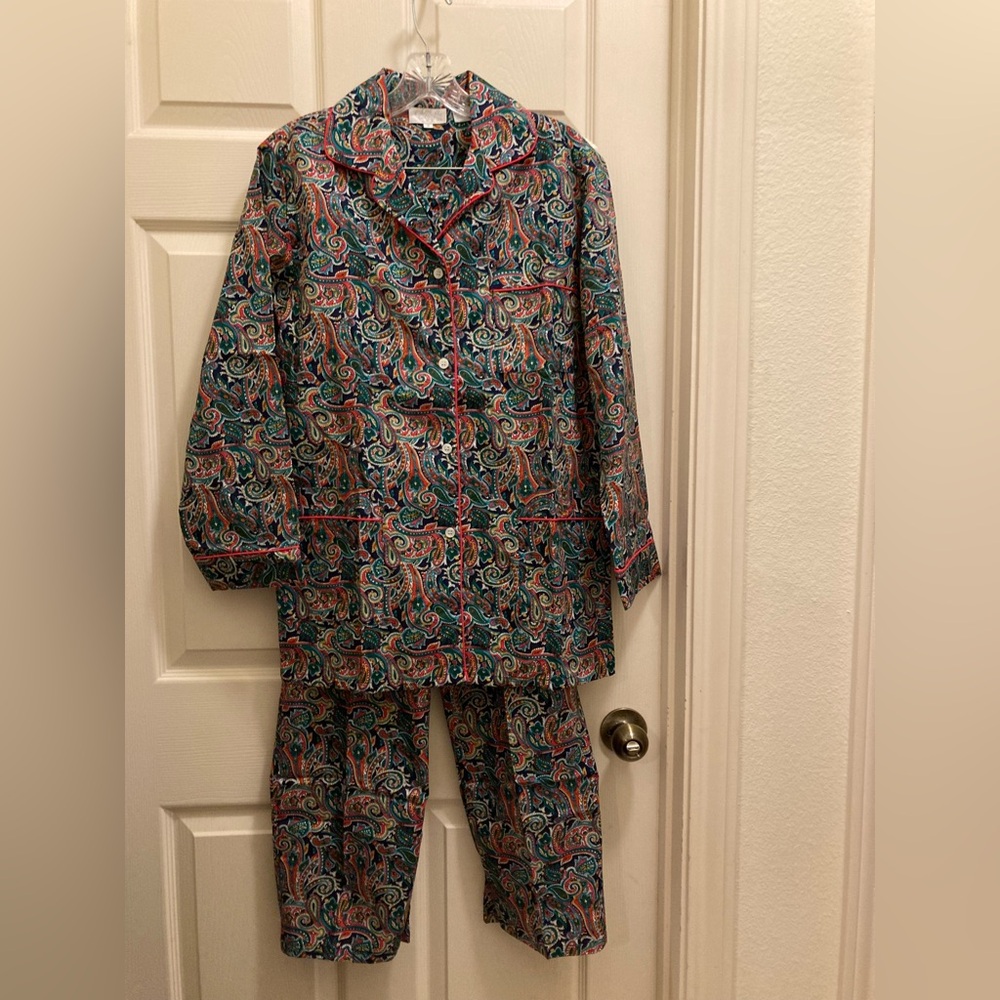 100% Cotton Pajamas with No Elastic Drawstring Pants